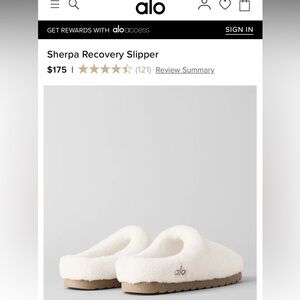 (BRAND NEW) ALO Sherpa Recovery Slipper